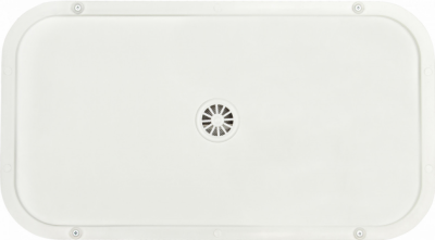 Geralis KWH-M CROCO корзина для белья белая, кант хром, малая