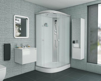 Душевая кабина Niagara Eco 120x80 R E120/80/13R/MT асимметричная