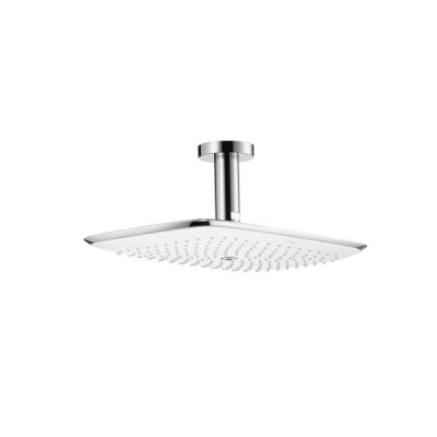 Hansgrohe PuraVida 27390400 верхний душ с кронштейном, хром/белый