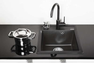 Мойка OMOIKIRI DAISEN 42-BL Artgranit Черный прямоугольная 420x510 (4993606)