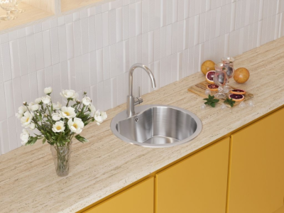 Мойка OMOIKIRI SAROMA 51-IN нерж.сталь круглая 510x510 (4993007)