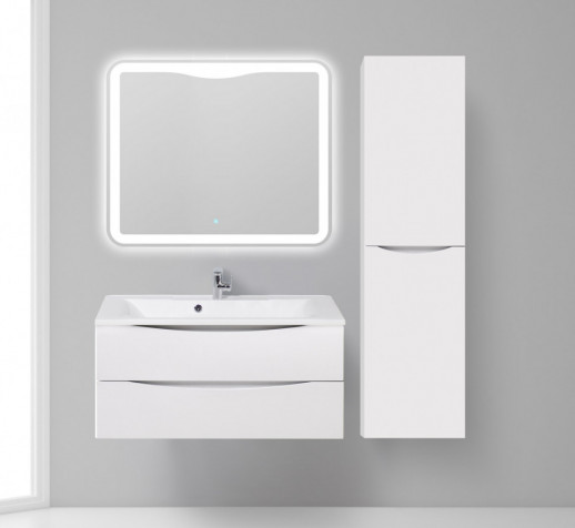 Шкаф подвесной, с двумя распашными дверцами BelBagno FLY-MARINO-1500-2A-SC-BO-P-L