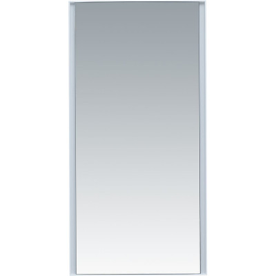 Зеркало в ванную Allen Brau Infinity 50 1.21021.WT с подсветкой белое с сенсорным выкл прямоугольное