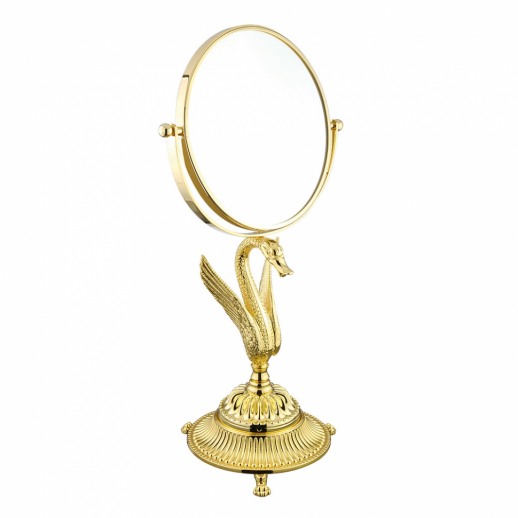 MIGLIORE Luxor 26129 зеркало оптическое D18xH38 (3X) настольное, золото