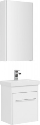 Мебель для ванной Aquanet Августа 50 (Moduo Slim) белый напольная/подвесная (00254067)