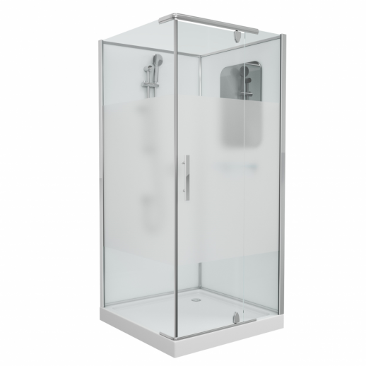 Душевая кабина GROSSMAN GR170QL/R 100x100х205 см низкий поддон