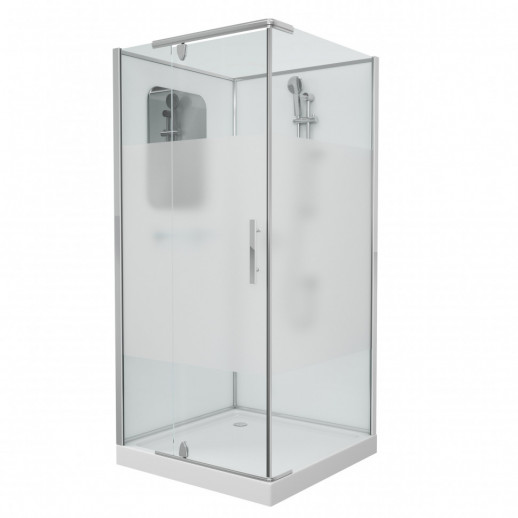 Душевая кабина GROSSMAN GR170QL/R 100x100х205 см низкий поддон