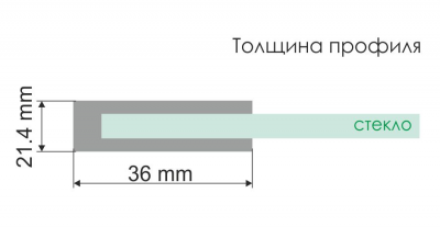 WasserKRAFT Salm 27I02 душевой уголок 80х80 см, с распашной дверью