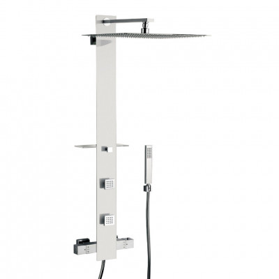 VALENTIN I-Deco Tower White 525400 408 74 душевая панель, белая/хром