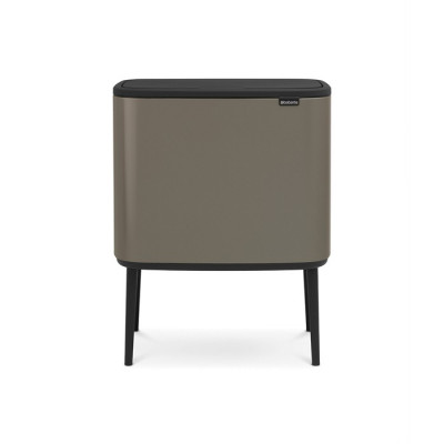 Brabantia Touch Bin Bo 316043 мусорный бак (3 x 11 л), платиновый