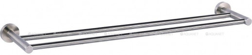 Держатель для полотенец Aquanet 4524D хром 60 см, двойной хром (00264913)