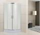 Душевой уголок BelBagno UNO-195-R-2-90-P-Cr полукруглый 90x90x195 см. хром  (UNO-195-R-2-90-P-Cr)