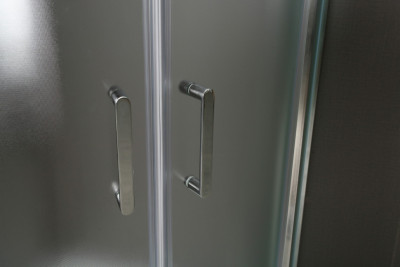 Душевой уголок BelBagno UNO-195-R-2-90-P-Cr полукруглый 90x90x195 см. хром