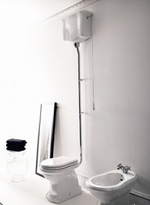 KERASAN Retro 1080bi бачок подвесной для унитаза (для высокой трубы), белый