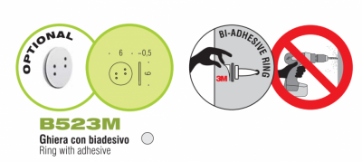 COLOMBO Basic B523M элемент с двойным скотчем для настенного крепежа