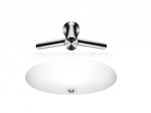 Комплект для сантехнической комнаты Dyson Airblade Wash+Dry WD-06 настенный, никель