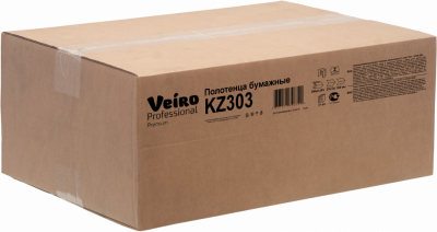 Полотенца для рук Z-сложение Veiro Professional Premium, 2 сл, 200 л, белые