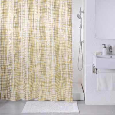 Штора для ванной комнаты IDDIS Golden Gauze (342P20Ri11), дизайн современный