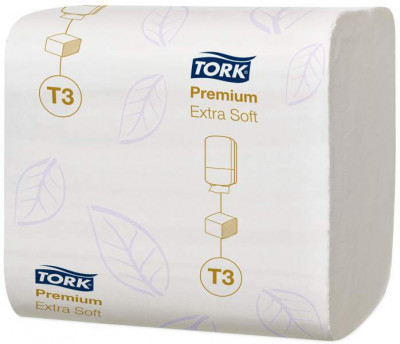 Tork листовая туалетная бумага мягкая 2 сл белая Premium