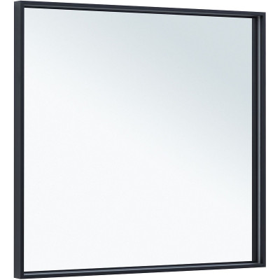 Зеркало в ванную Allen Brau Liberty 90 1.330015.BB с подсветкой черный браш с сенсорным выкл прямоугольное