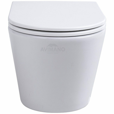 Унитаз Avimano Intuition 1001060 подвесной с микролифтом удлиненный, белый