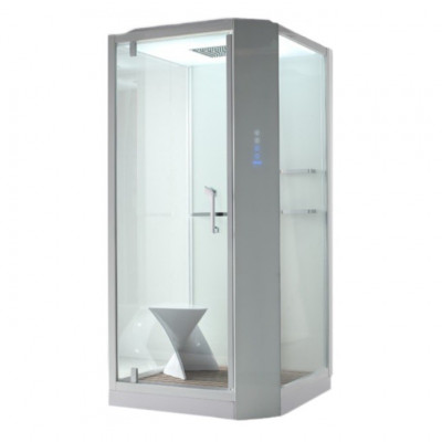 Душевая кабина Orans SR-89101LS белая, с баней