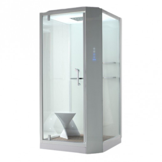 Душевая кабина Orans SR-89101LS белая, с баней