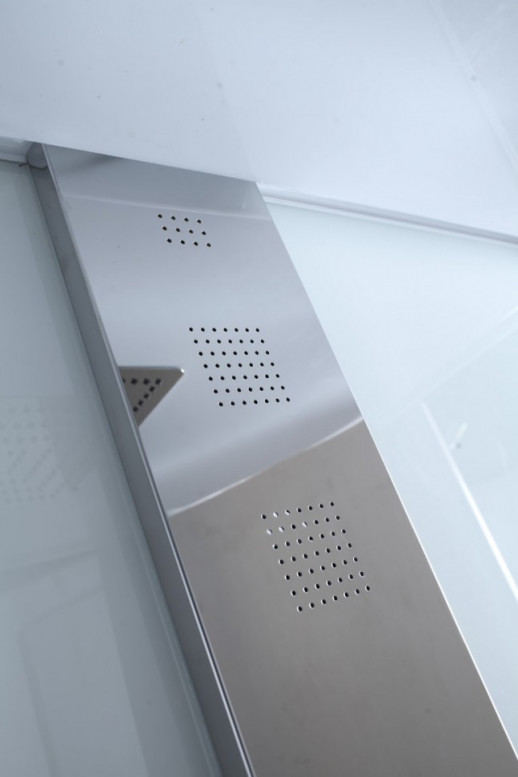 Душевая кабина Orans SR-89101LS белая, с баней