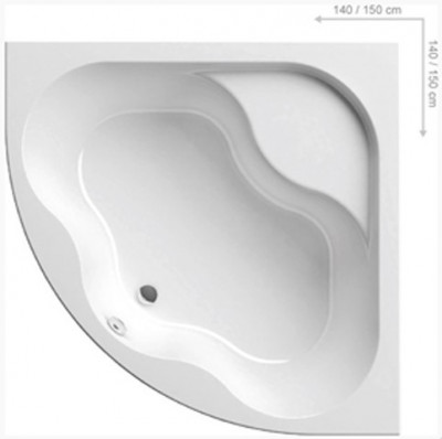 RAVAK CG01000000 Ванна Gentiana 150 см, белая