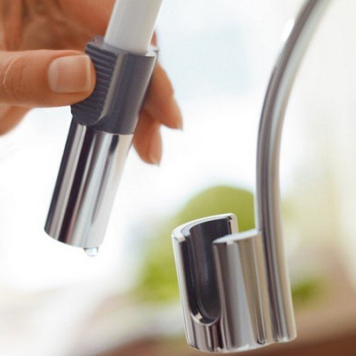 Kludi E-GO 422150575 сенсорный смеситель для кухни, хром