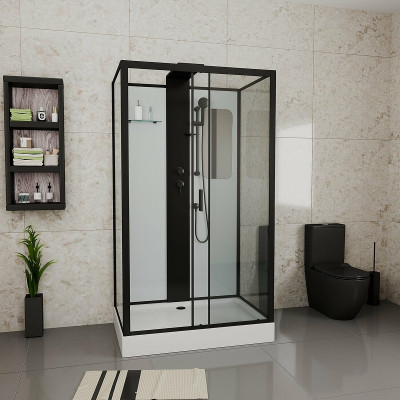 Душевая кабина Grossman Elegans 120x80 GR252Q без гидромассажа прямоугольная
