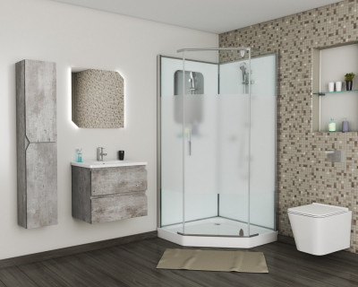 Душевая кабина GROSSMAN GR171D 90x90х205 см низкий поддон