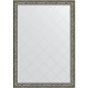 Зеркало настенное Evoform ExclusiveG 188х134 BY 4501 с гравировкой в багетной раме Византия серебро 99 мм  (BY 4501)