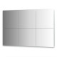 Зеркальная плитка Evoform Refractive 50х50 с фацетом 10 мм BY 1511  (BY 1511)