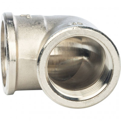 Угольник резьбовой STOUT латунь ВВ никелированный 1" SFT-0014-000001