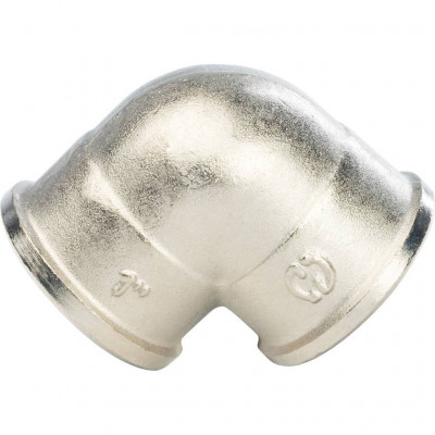 Угольник резьбовой STOUT латунь ВВ никелированный 1" SFT-0014-000001