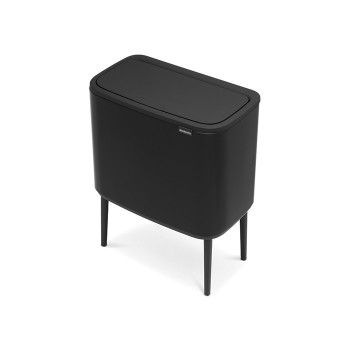 Brabantia Touch Bin Bo 316067 мусорный бак (3 x 11 л), черный матовый