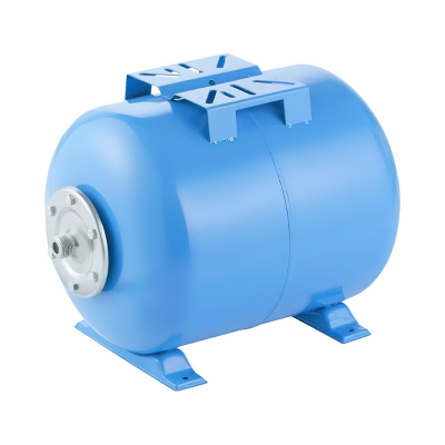 Гидроаккумулятор PUMPMAN горизонтальный синий, 50л, фланец н/с (TANK50H)