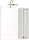Зеркало-шкаф в ванную Aquanet Честер 75 белый/золото (00186090)  (00186090)