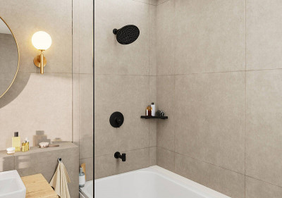 Верхний душ Hansgrohe Crometta S 240 1jet 26723670 черный матовый