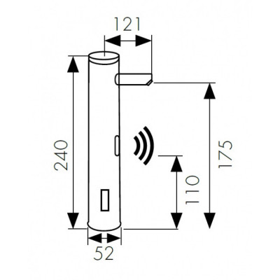 Смеситель для раковины KAISER Sensor (38521)