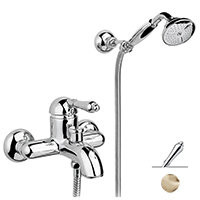 Nicolazzi Classica 3401 BZ 75 смеситель для ванны с ручным душем, бронза/ручка El Capitan