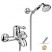Nicolazzi Classica 3401 BZ 75 смеситель для ванны с ручным душем, бронза/ручка El Capitan