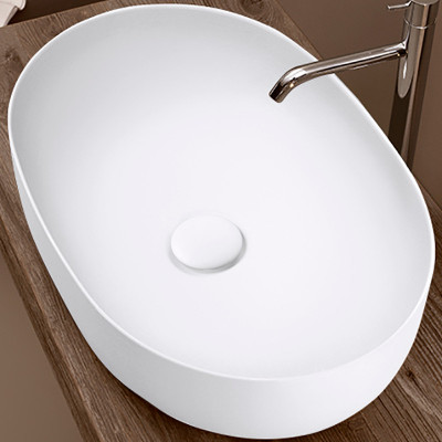 Раковина-чаша Kerasan Nolita 60 534301 белая глянцевая овальная