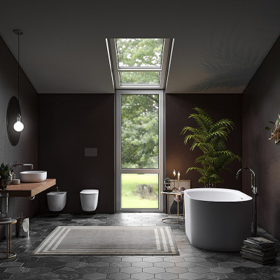 Раковина-чаша Kerasan Nolita 60 534301 белая глянцевая овальная