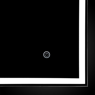 Зеркало в ванную Vincea LED VLM-3VN600 600х800 сенсорный выкл диммер прямоугольное