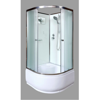 Душевая кабина Deto D 10 без крыши и г/м, 100x100 см, поддон 45 см