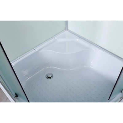 Душевая кабина Deto D 10 без крыши и г/м, 100x100 см, поддон 45 см