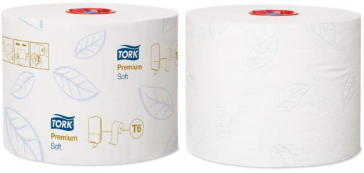 Tork туалетная бумага Mid-size в миди-рулонах мягкая