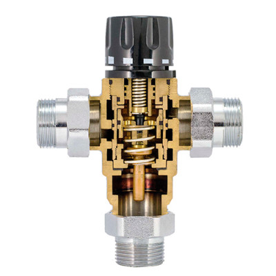 Клапан ProFactor PF RVM 395.25 1" смесительный, термостатический от 38°С до 60°С